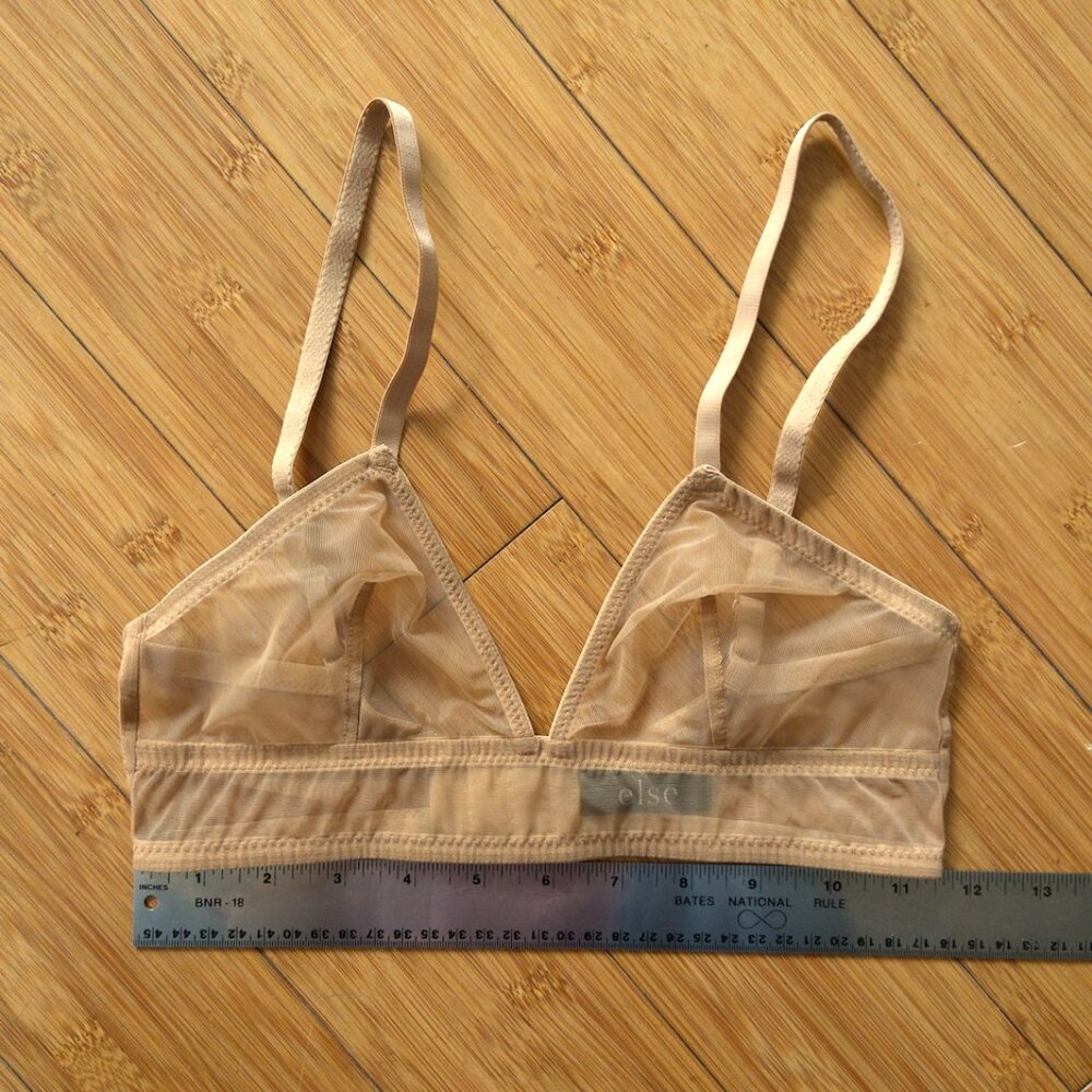 Else Bare Minimal Soft Triangle Bra XS Caramel